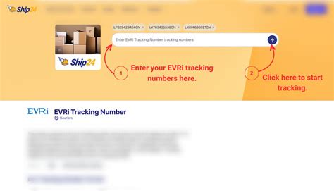 evry tracking number.